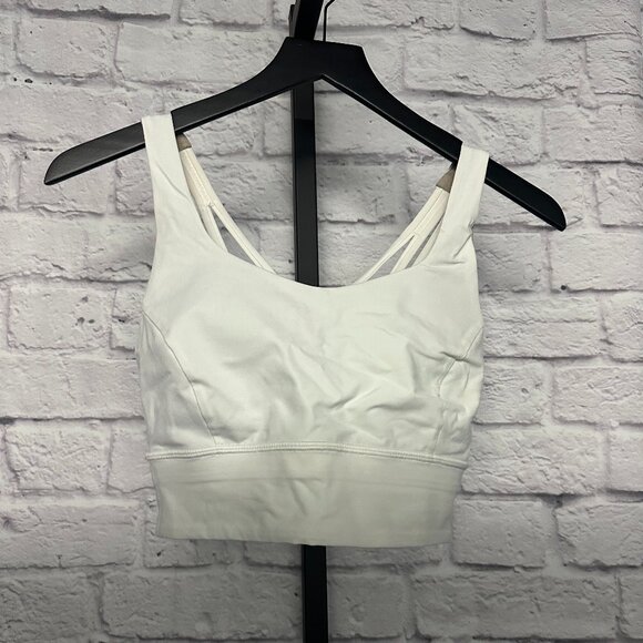 COPY - White Lululemon Sports Bra - Picture 1 of 3